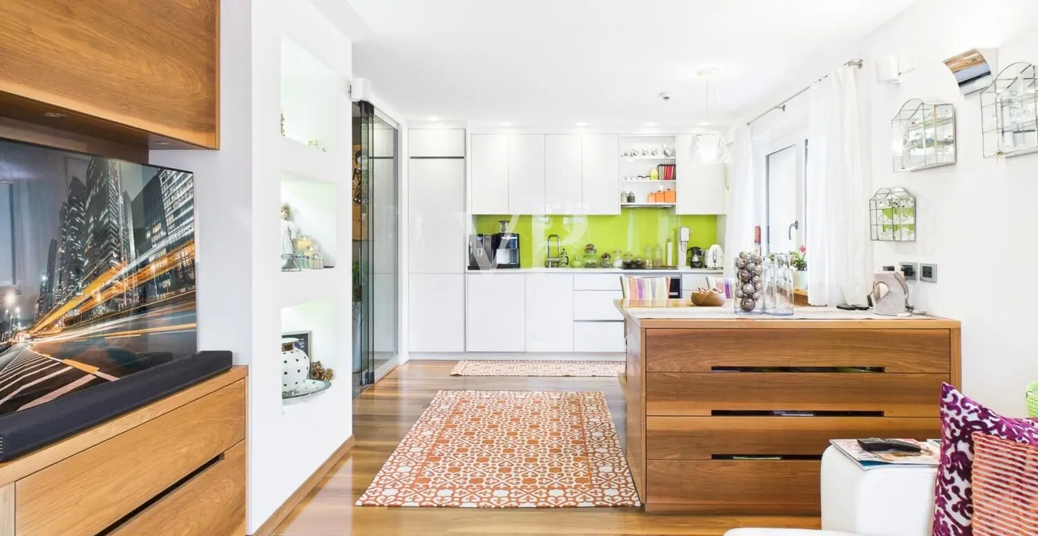 Alpiner Luxus: Duplex mit Dampfbad in Wolkenstein in Gröden