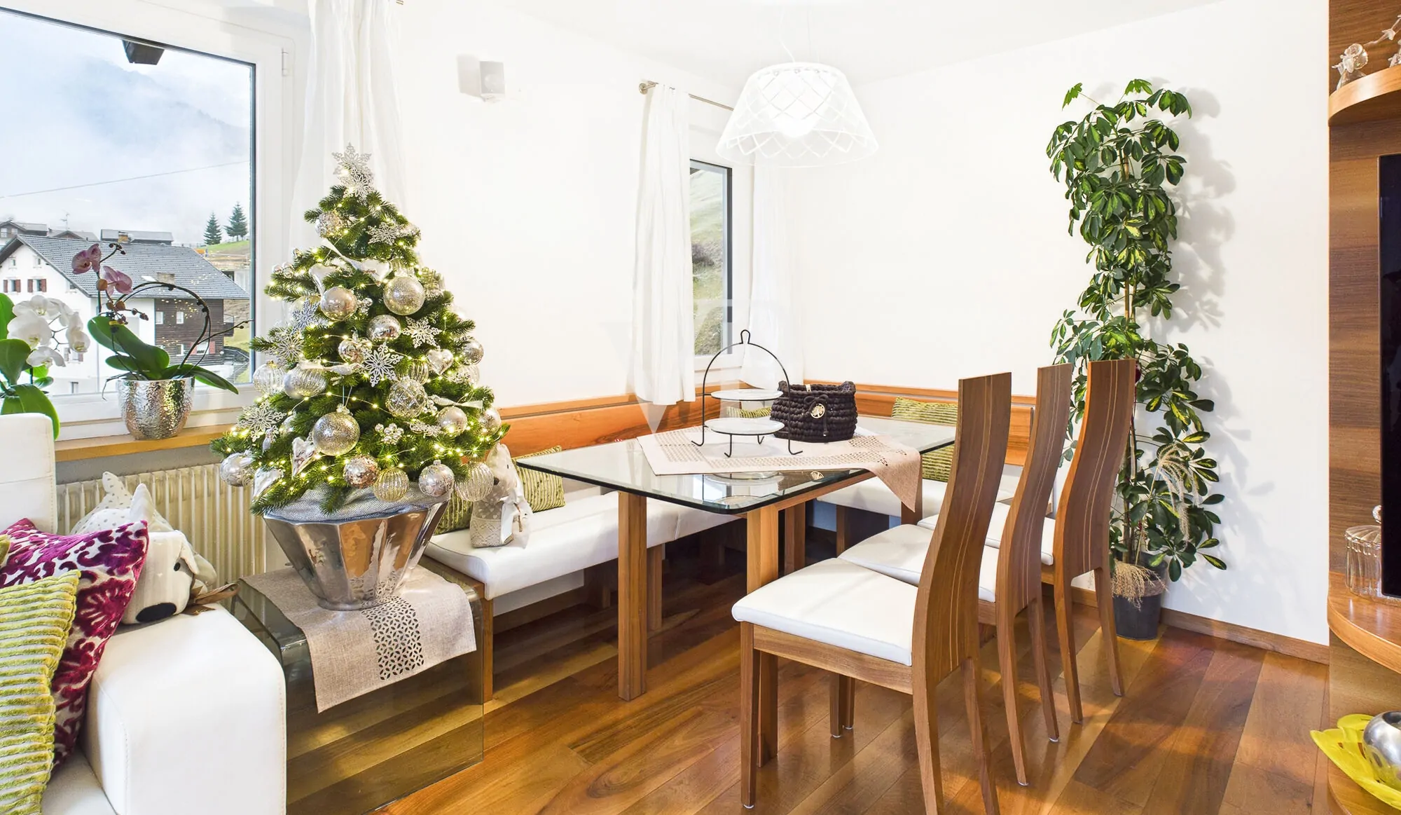 Alpiner Luxus: Duplex mit Dampfbad in Wolkenstein in Gröden