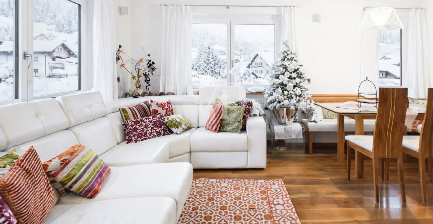 Alpiner Luxus: Duplex mit Dampfbad in Wolkenstein in Gröden