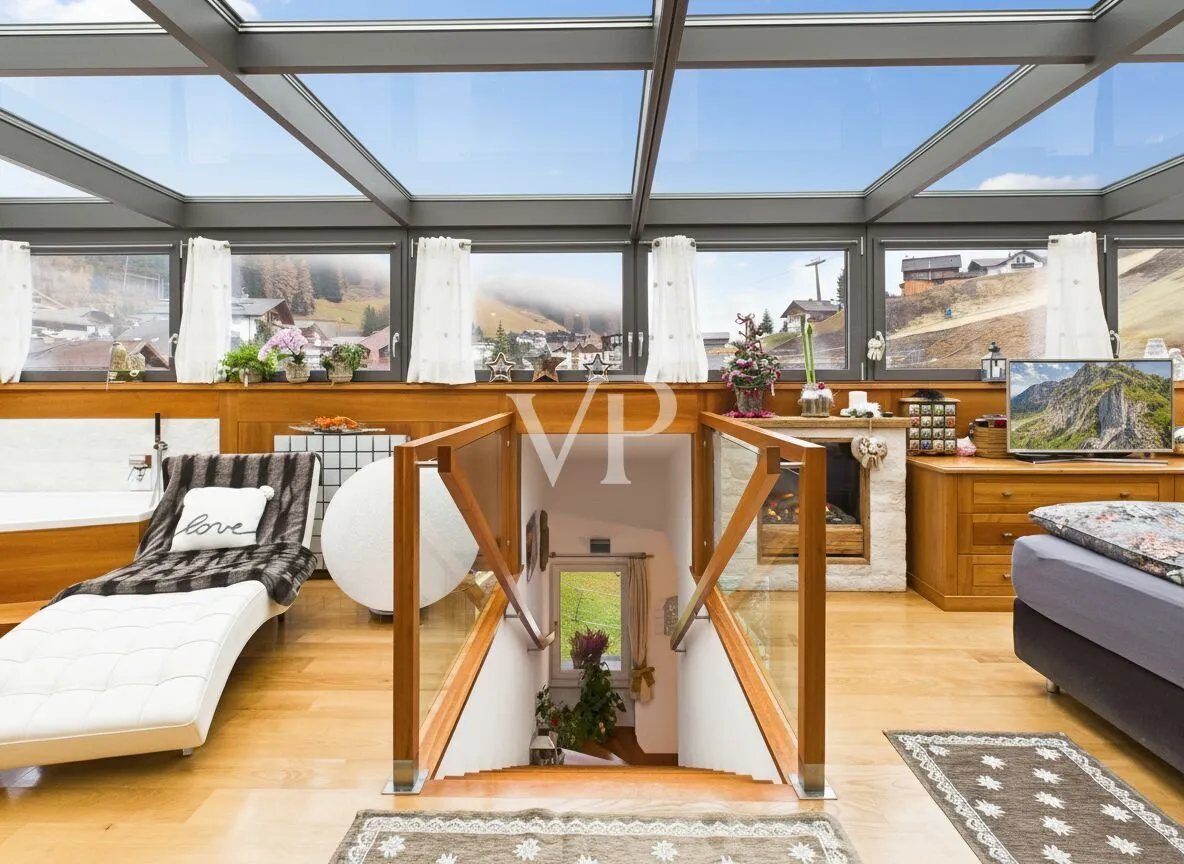 Exclusiva propiedad ski-in/ski-out con impresionantes vistas de los Dolomitas