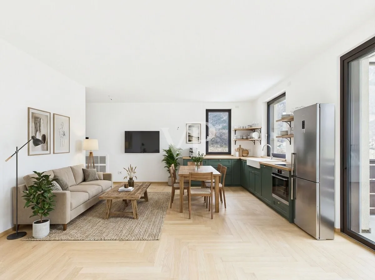 A/2: Luminoso y moderno apartamento de dos dormitorios con terraza