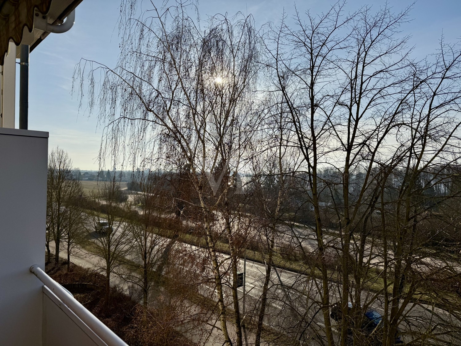 Aussicht vom Balkon