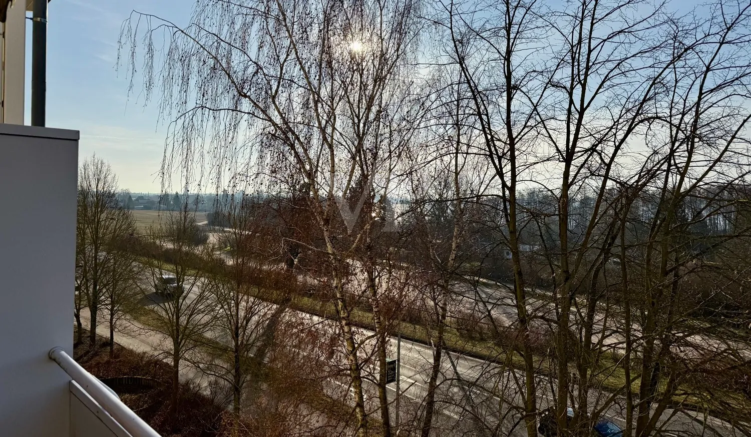 Aussicht vom Balkon