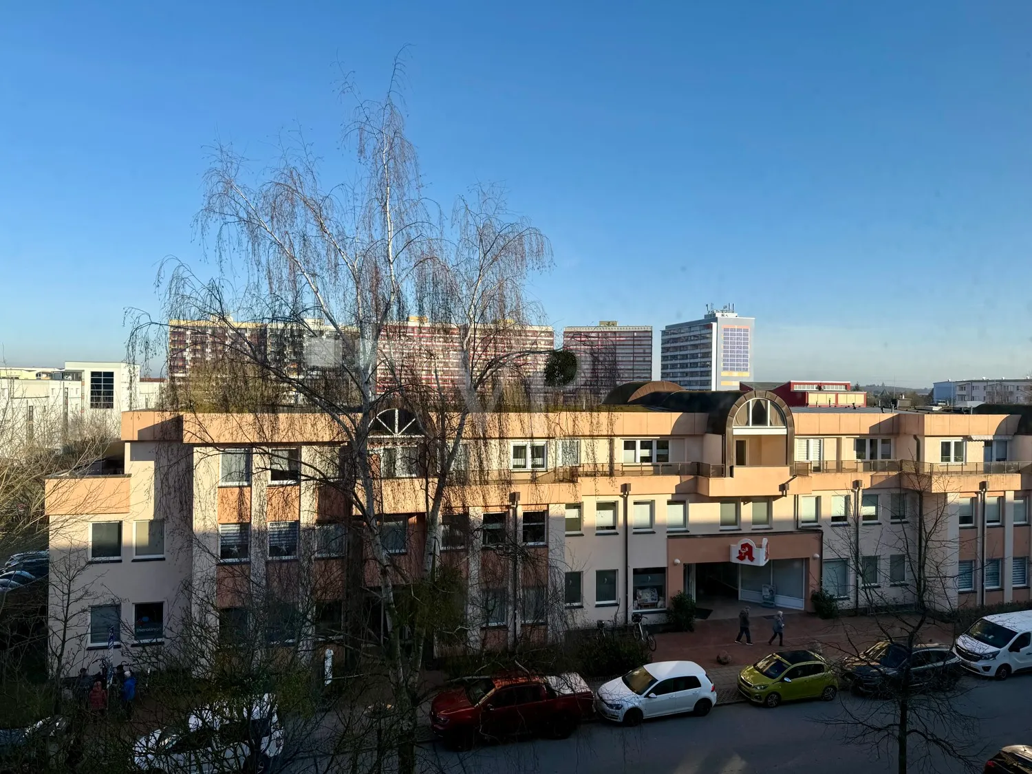 Aussicht aus dem Schlafzimmer