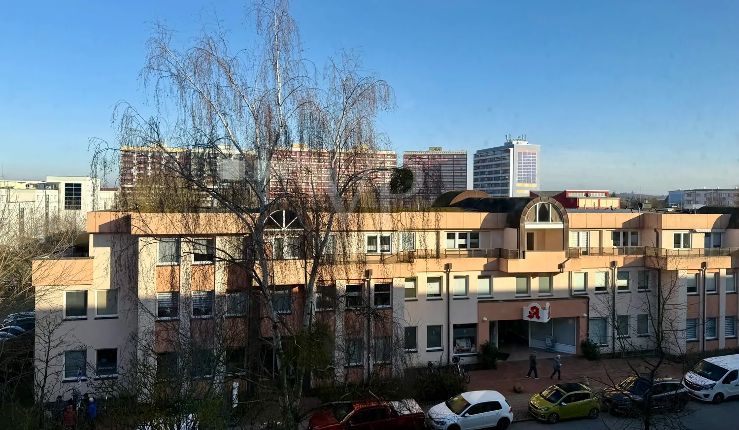 Aussicht aus dem Schlafzimmer