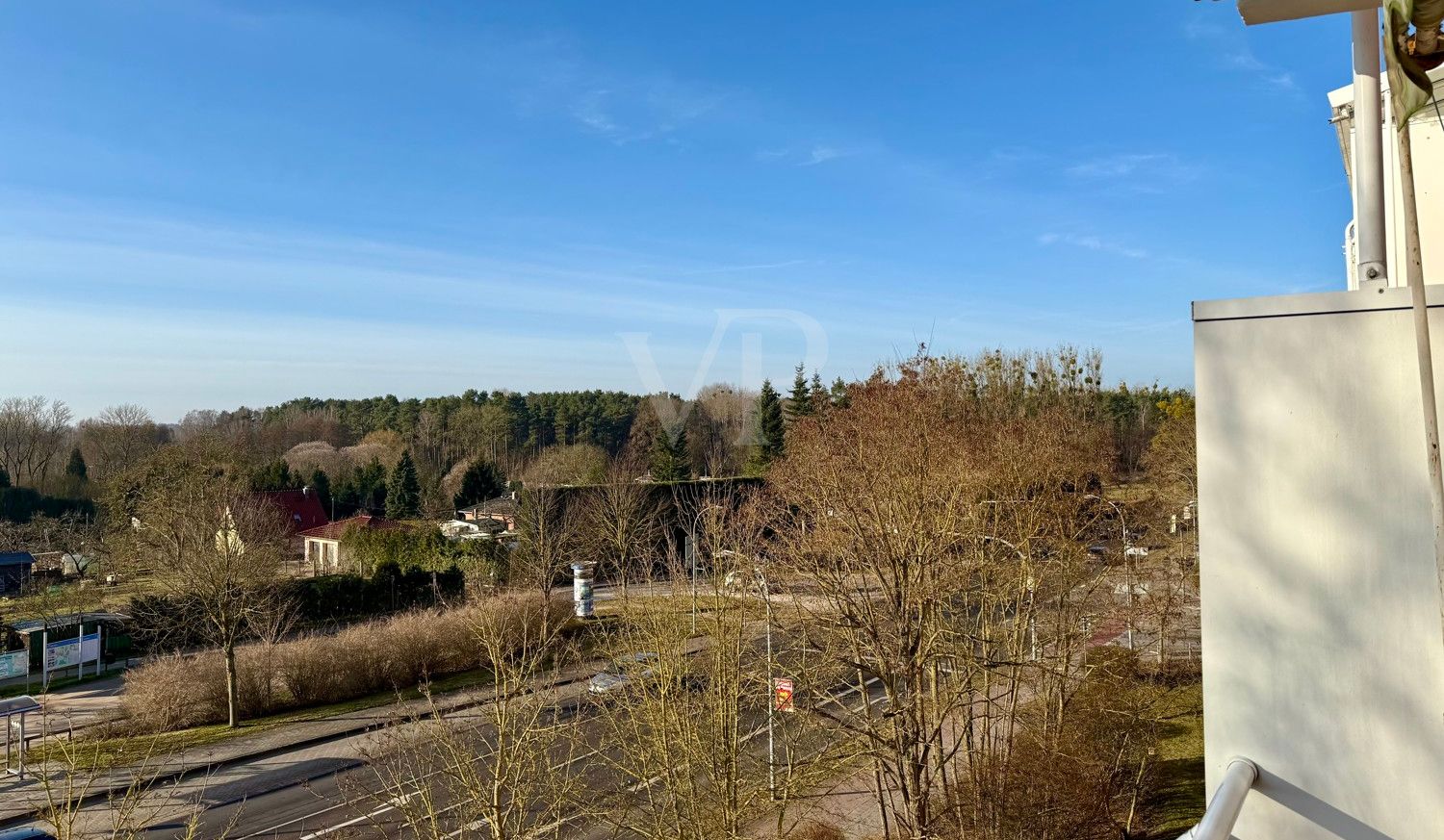 Aussicht vom Balkon