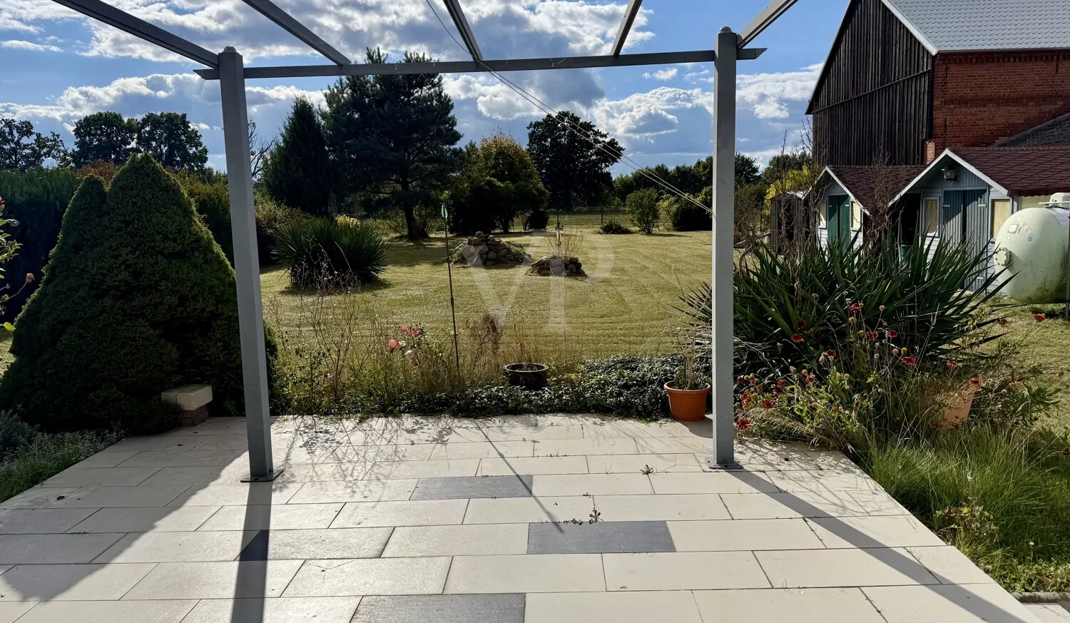 Blick aus der Küche