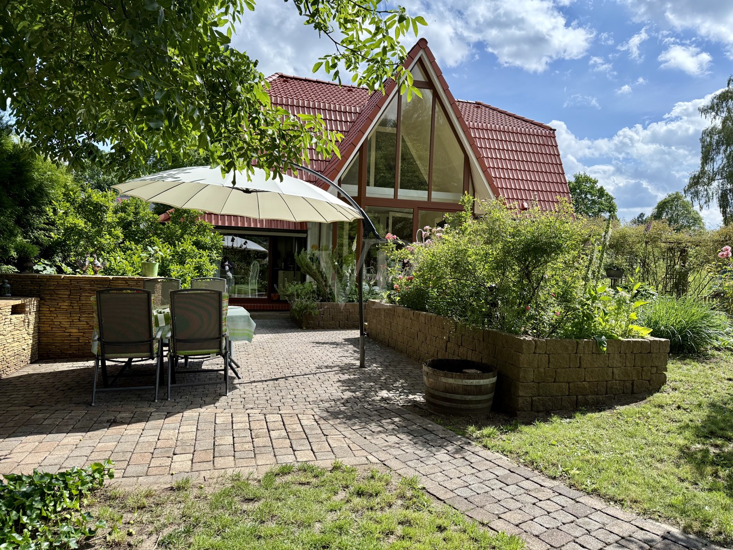 Grillecke, Garten