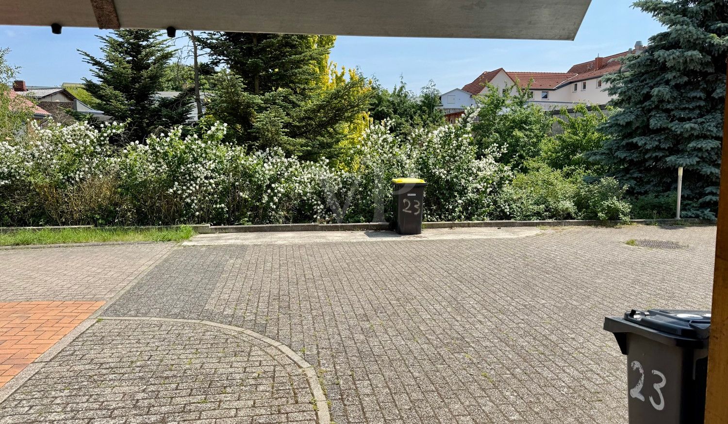 Blick vor dem Haus