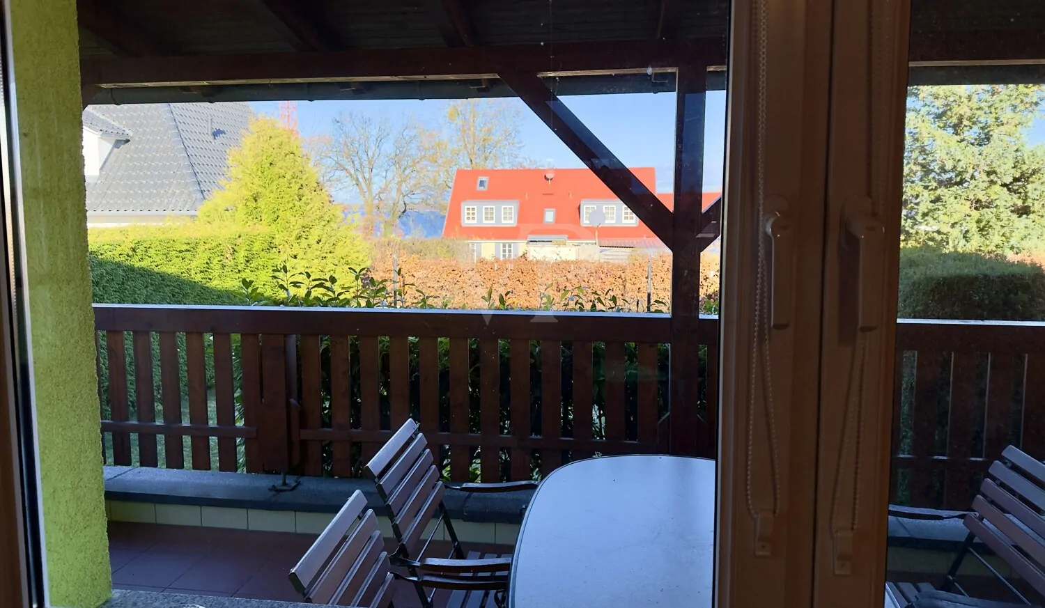 Ausblick aus dem Wohnzimmer