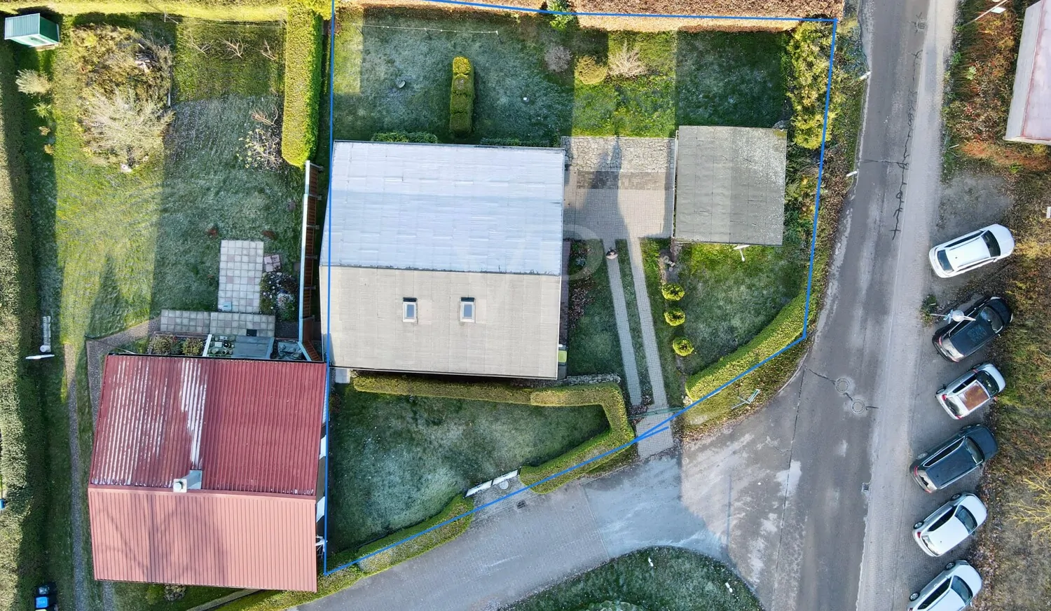 Grundstück anteilig