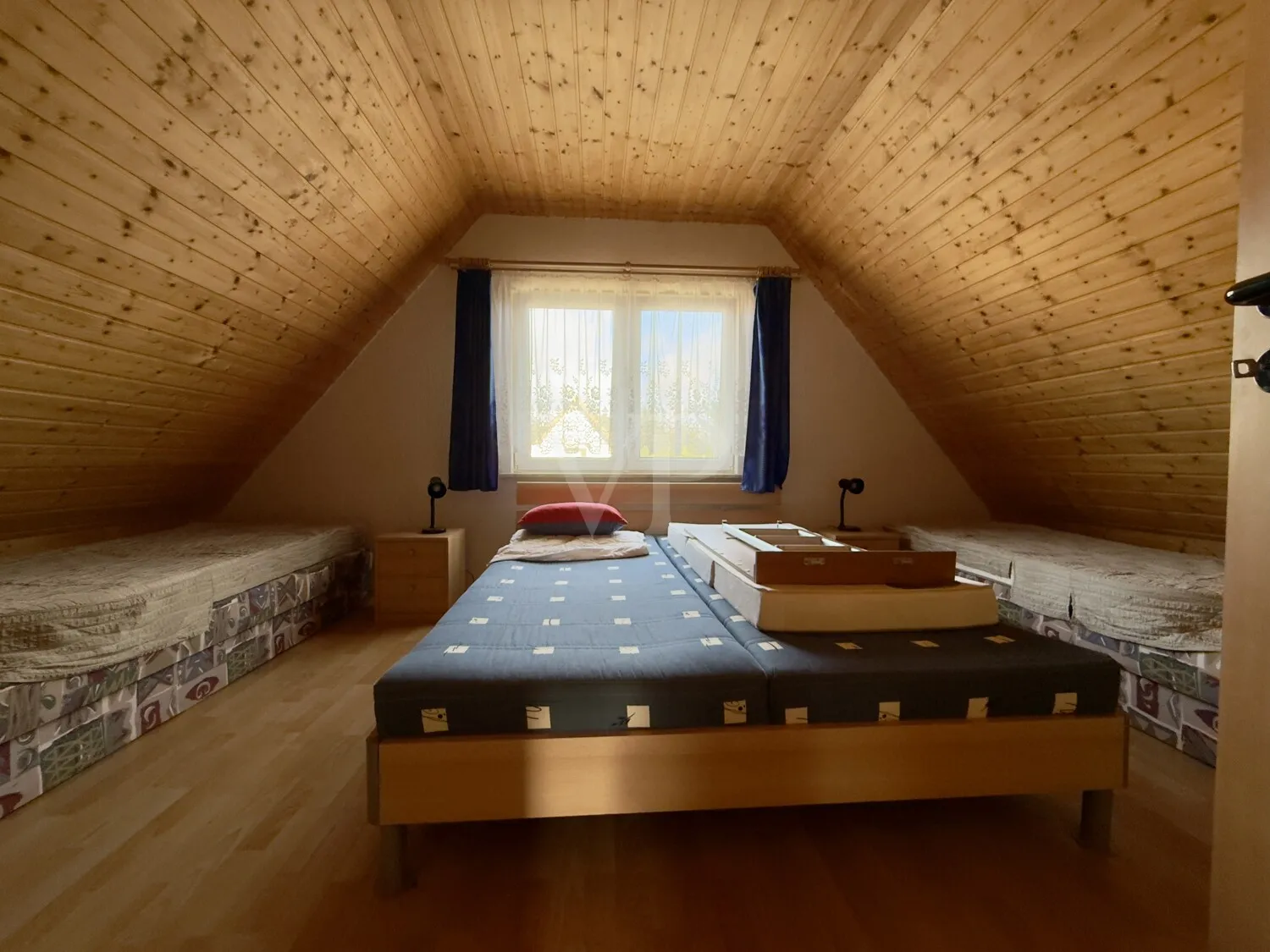 Schlafzimmer der Ferienwohnung