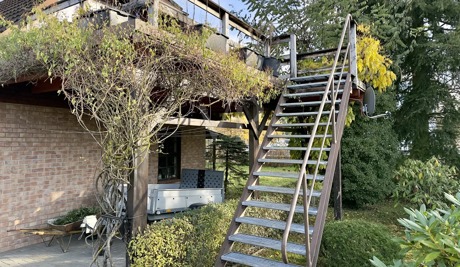 Aufgang zur Ferienwohnung