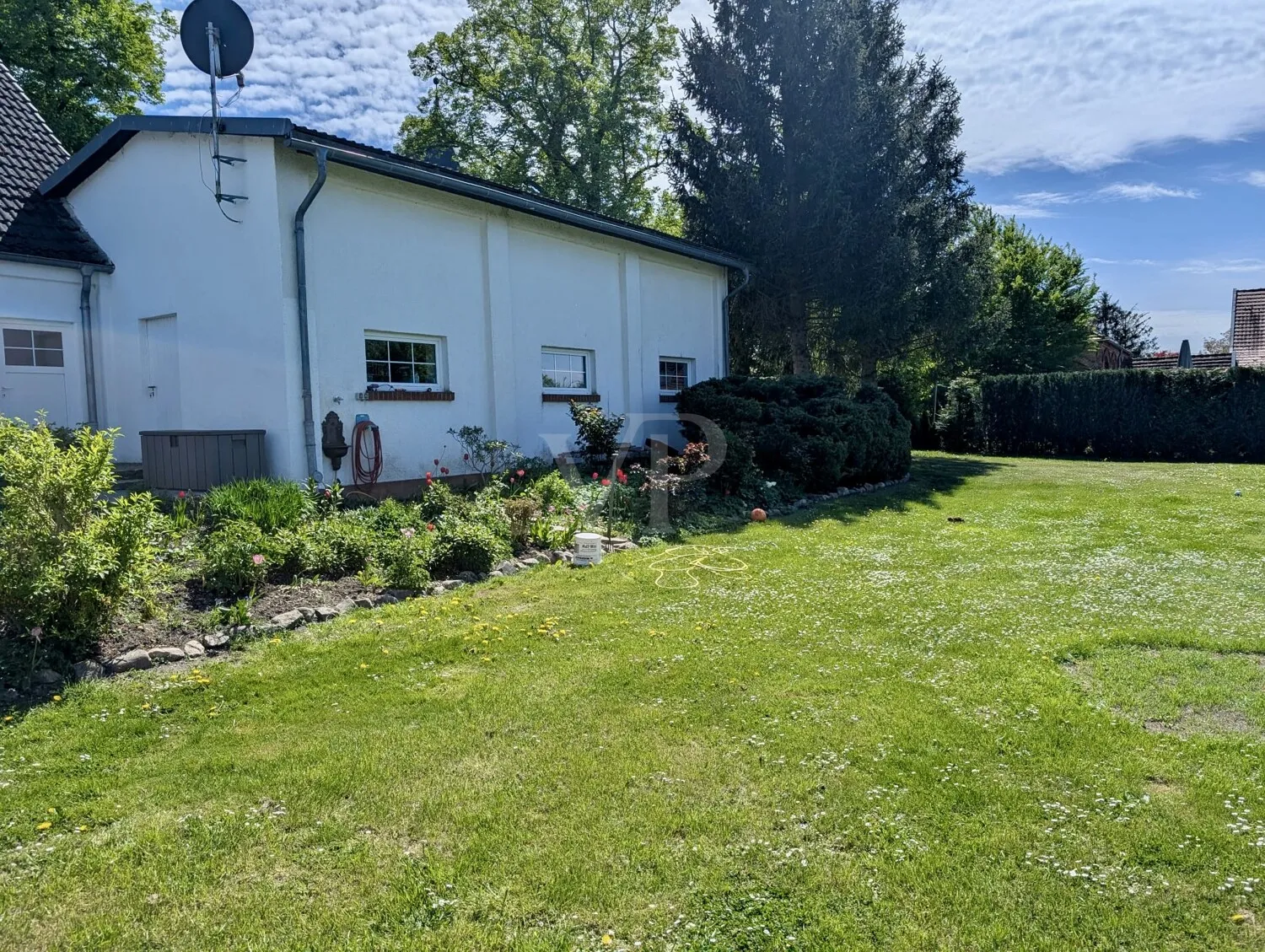 Garage von hinten