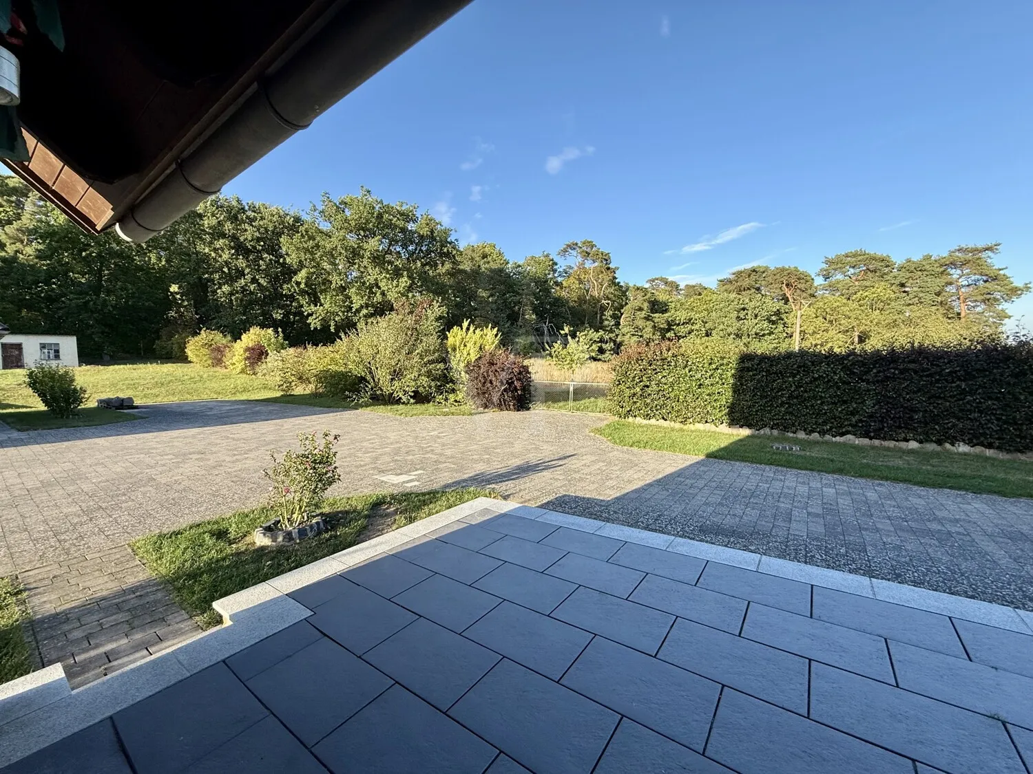 Ausblick von der Terrasse