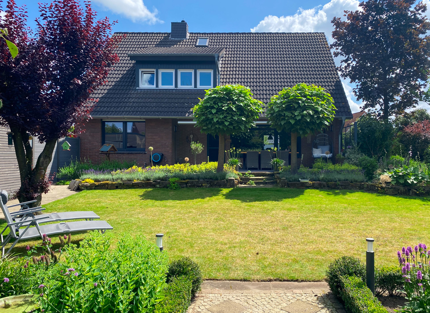 Garten im Sommer