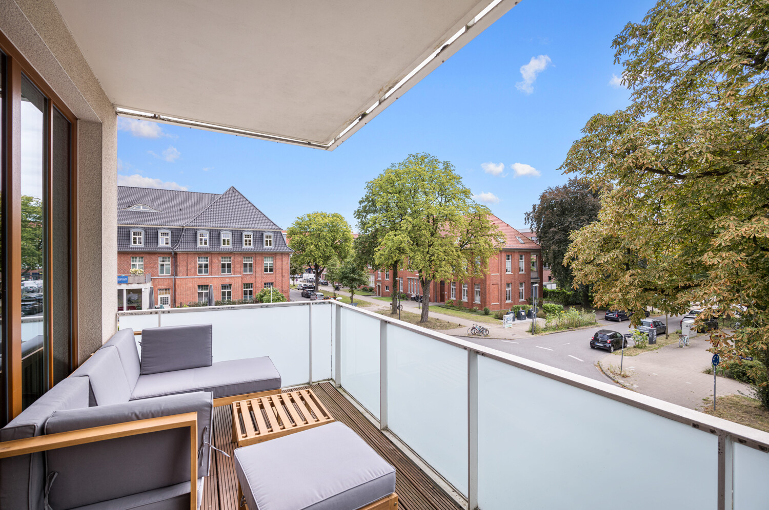 Balkon mit Südausrichtung