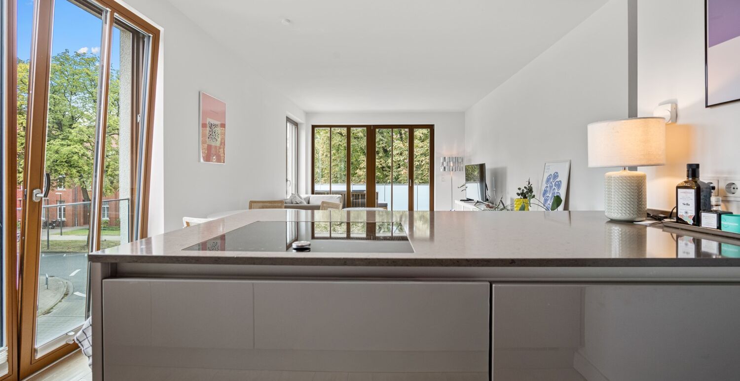 Blick ins Wohnzimmer