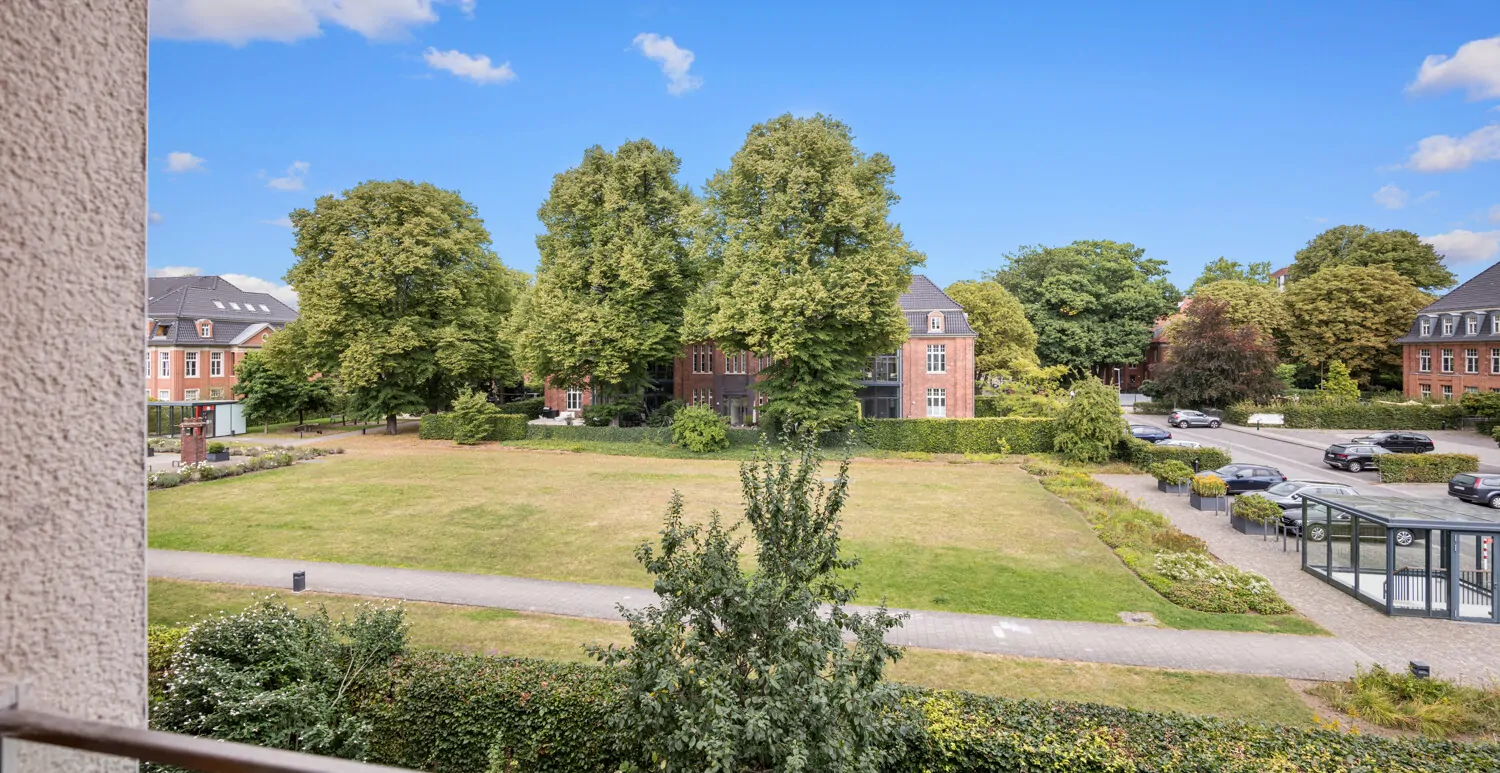 Blick aus dem Schlafzimmer