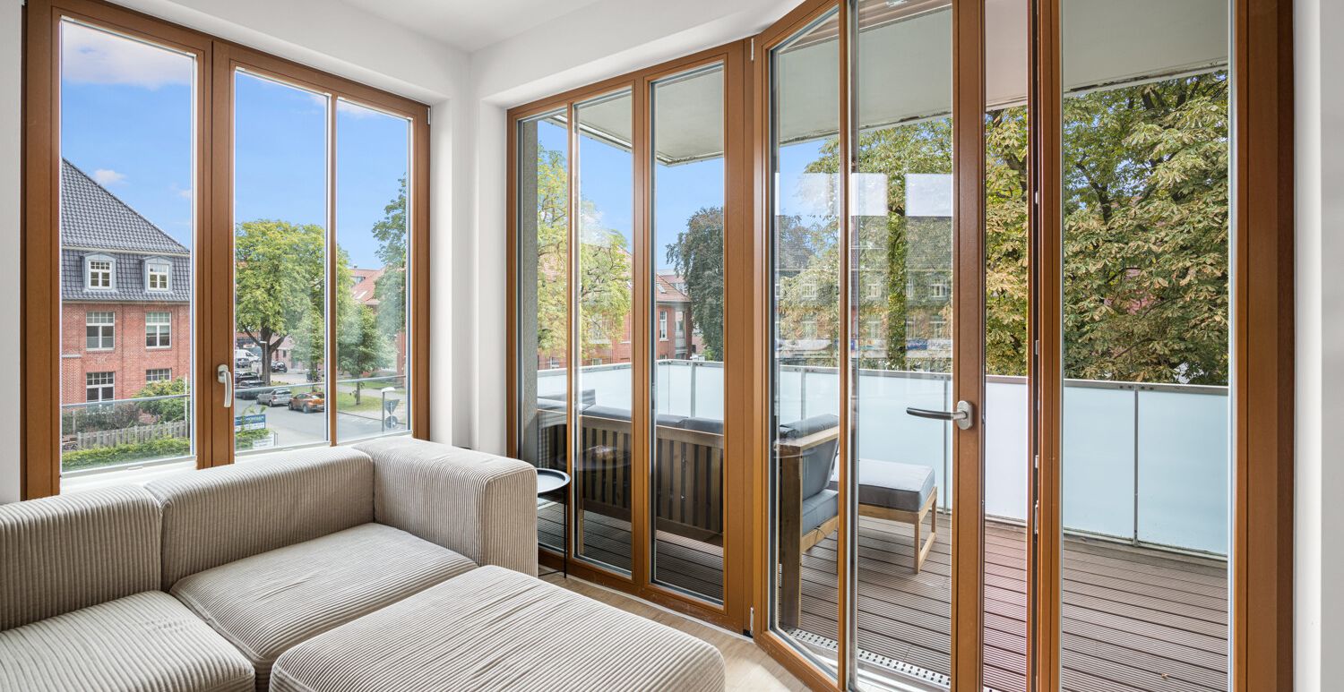 Zugang zum Balkon