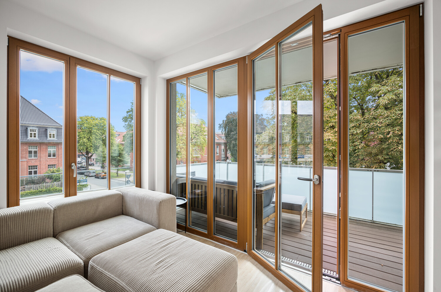Zugang zum Balkon