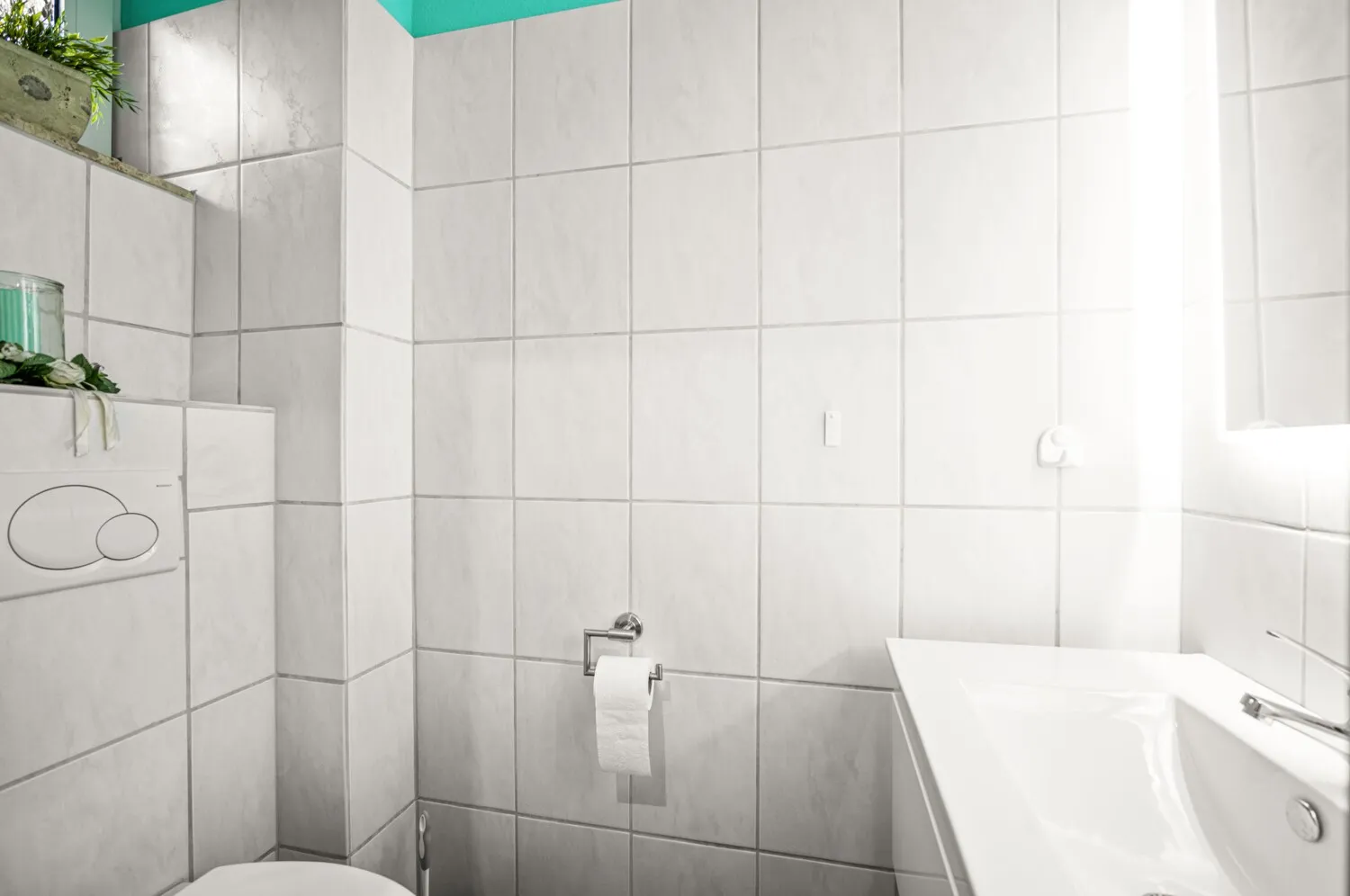 Gäste-WC mit Fenster