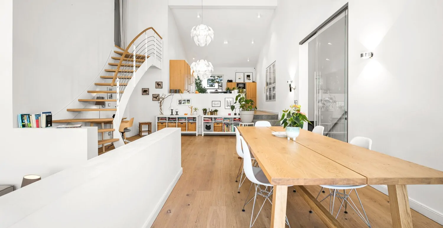 Essdiele / Aufgang zum Dachgeschoss