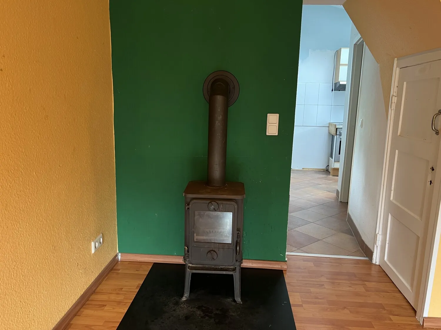 Kaminofen im EG