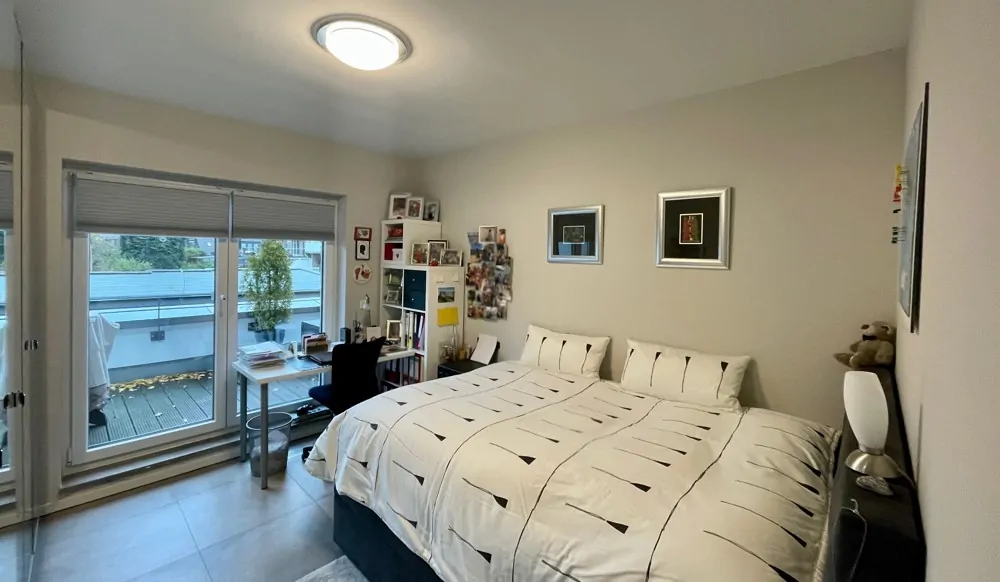 Schlafzimmer mit Balkon