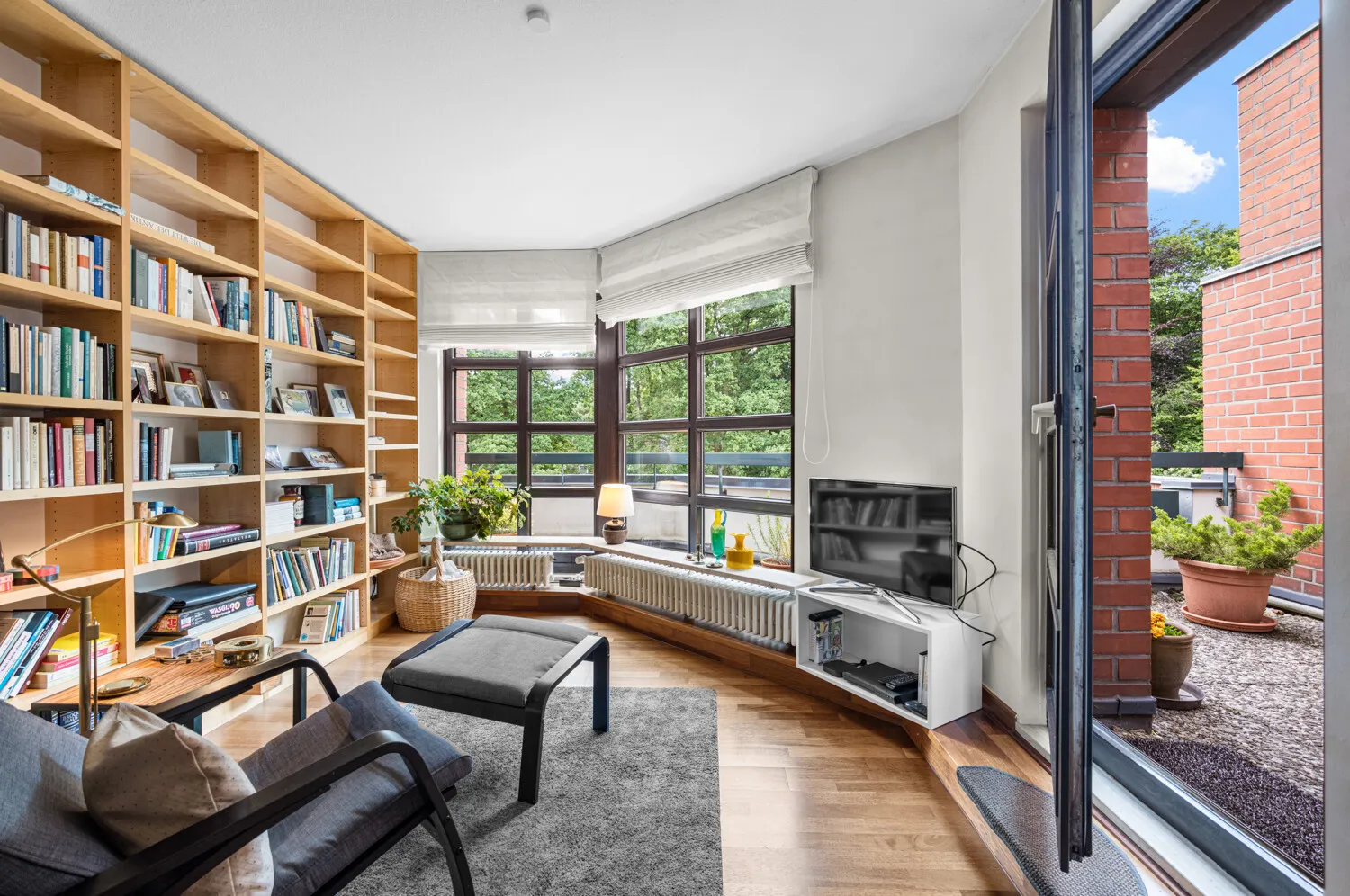 Atelier-Zimmer im Dachgeschoss