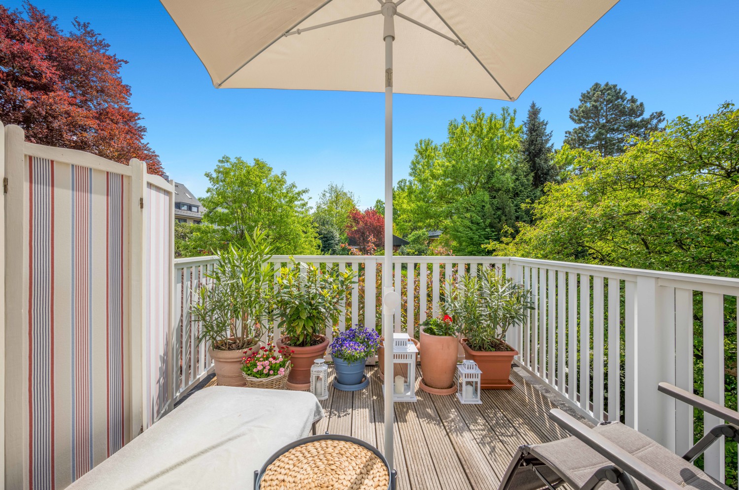 Balkon zum Garten