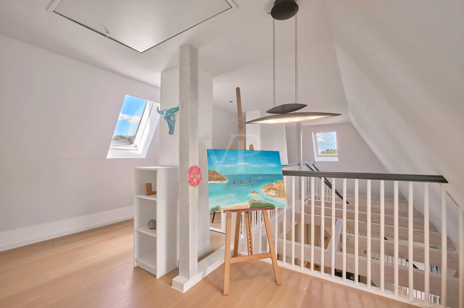 vielfältig nutzbare Galerie im Dachgeschoss