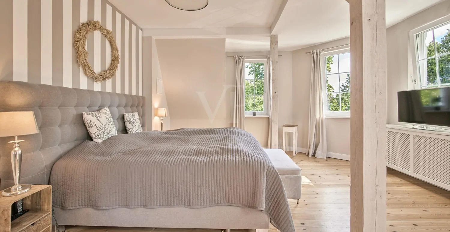 traumhafter Blick vom Bett in die Bäume