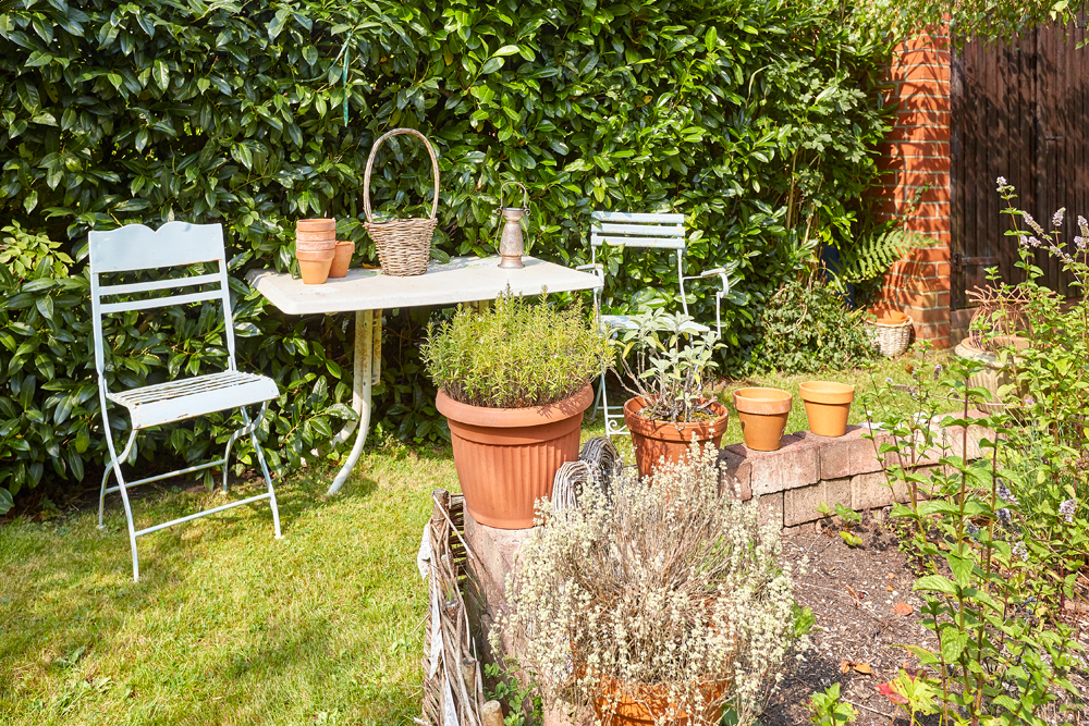 Sitzplatz im Garten