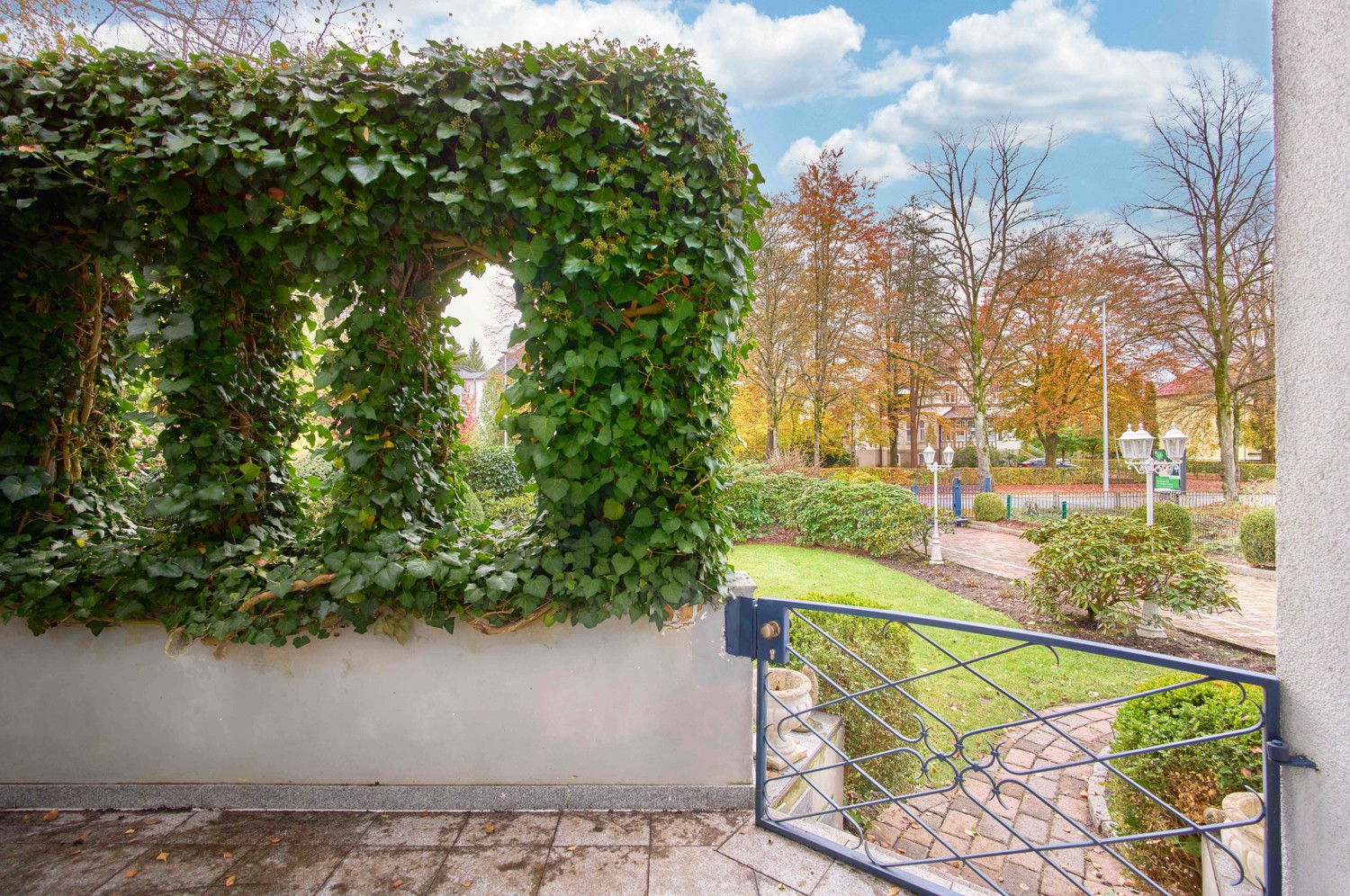 Geschützte Terrasse