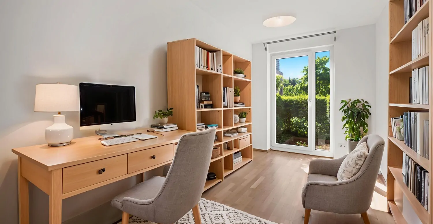 Arbeitszimmer Homestaging
