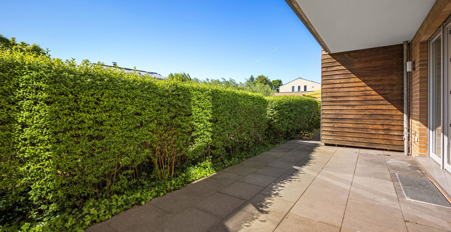 sonnige Terrasse