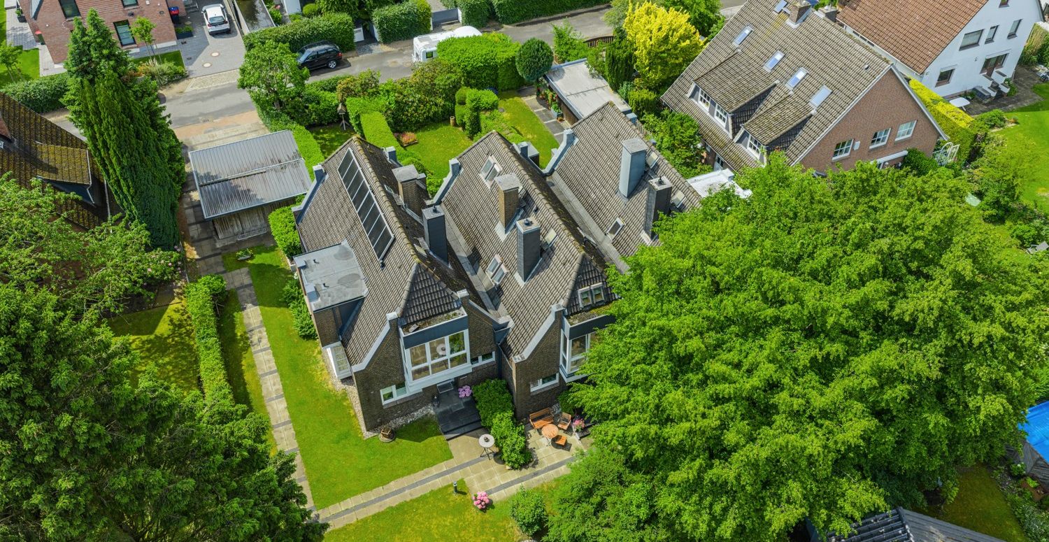 Haus aus der Vogelperspektive
