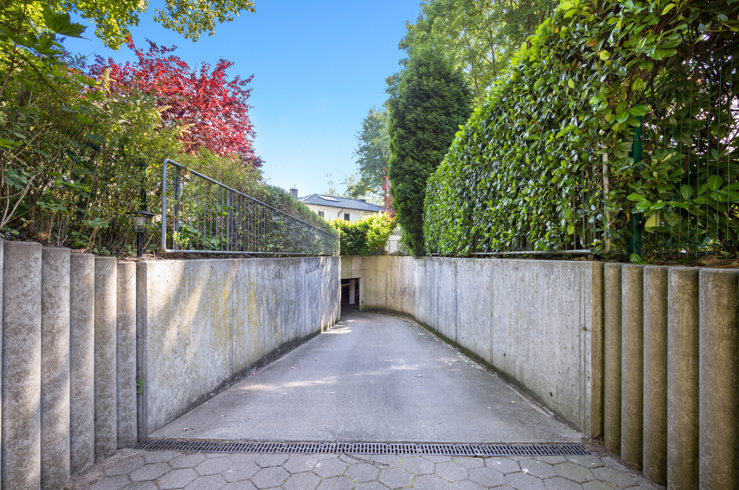 Zufahrt zur Tiefgarage