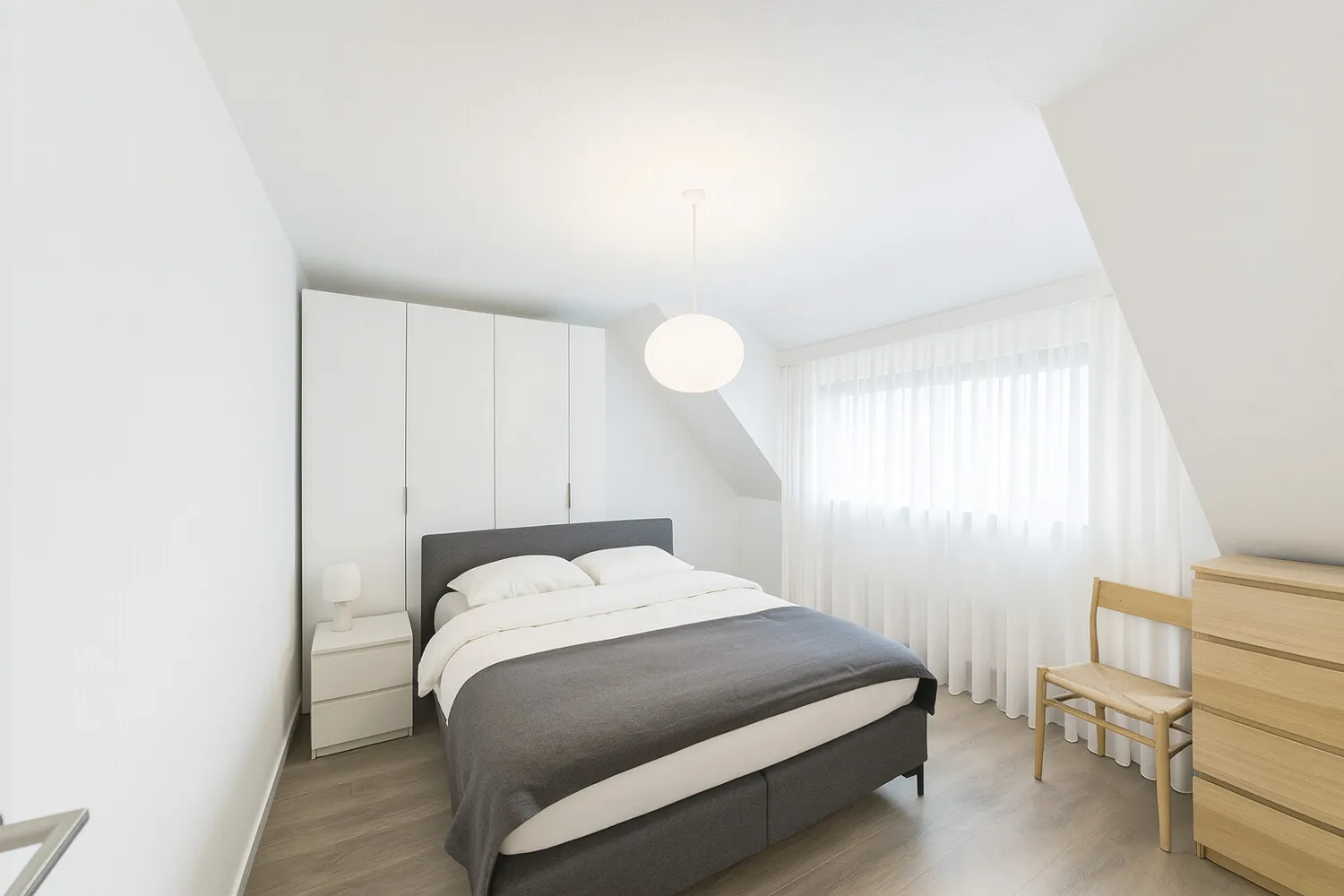 Schlafzimmer - Wohnbeispiel mit KI