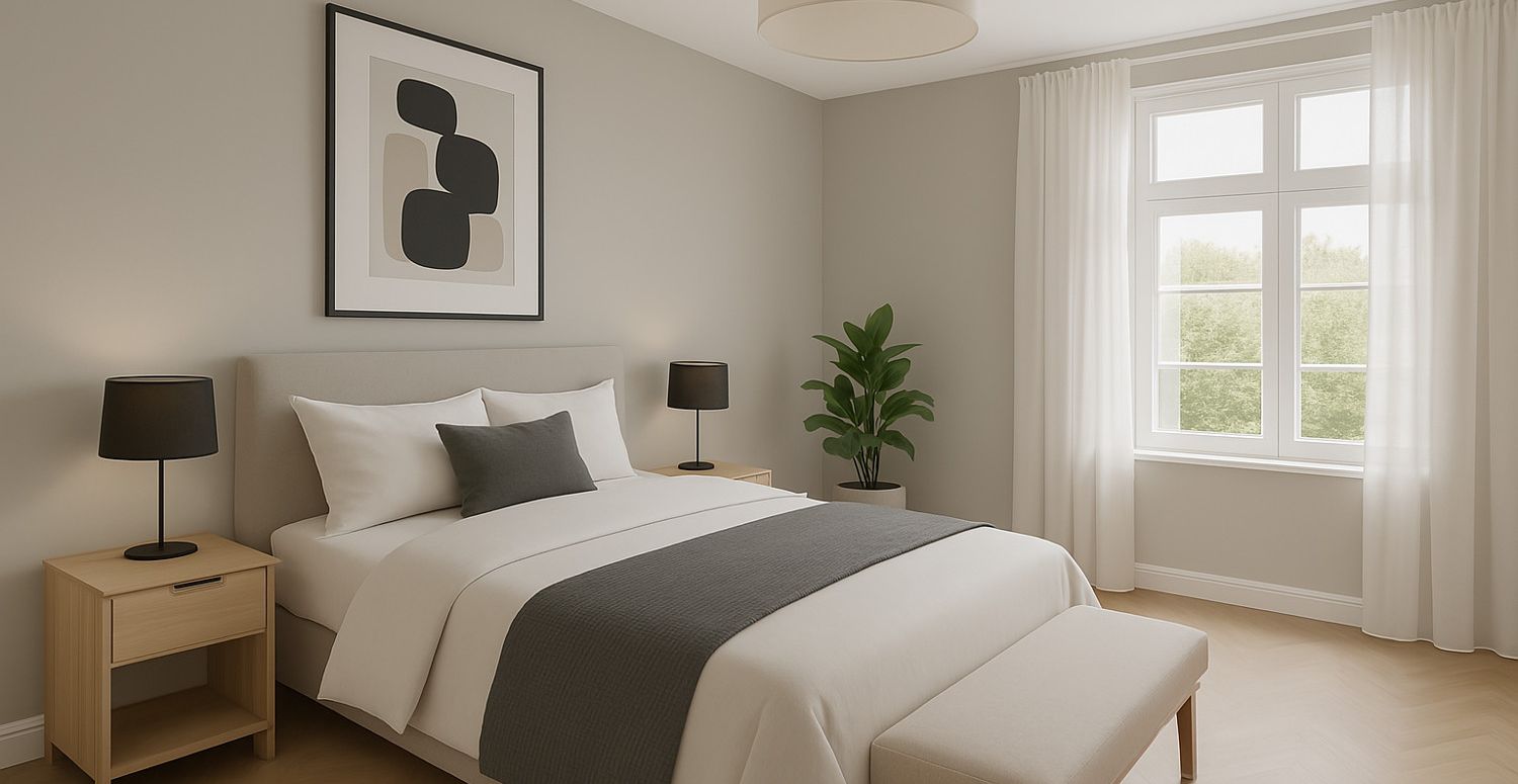 Einrichtungsbeispiel Schlafzimmer