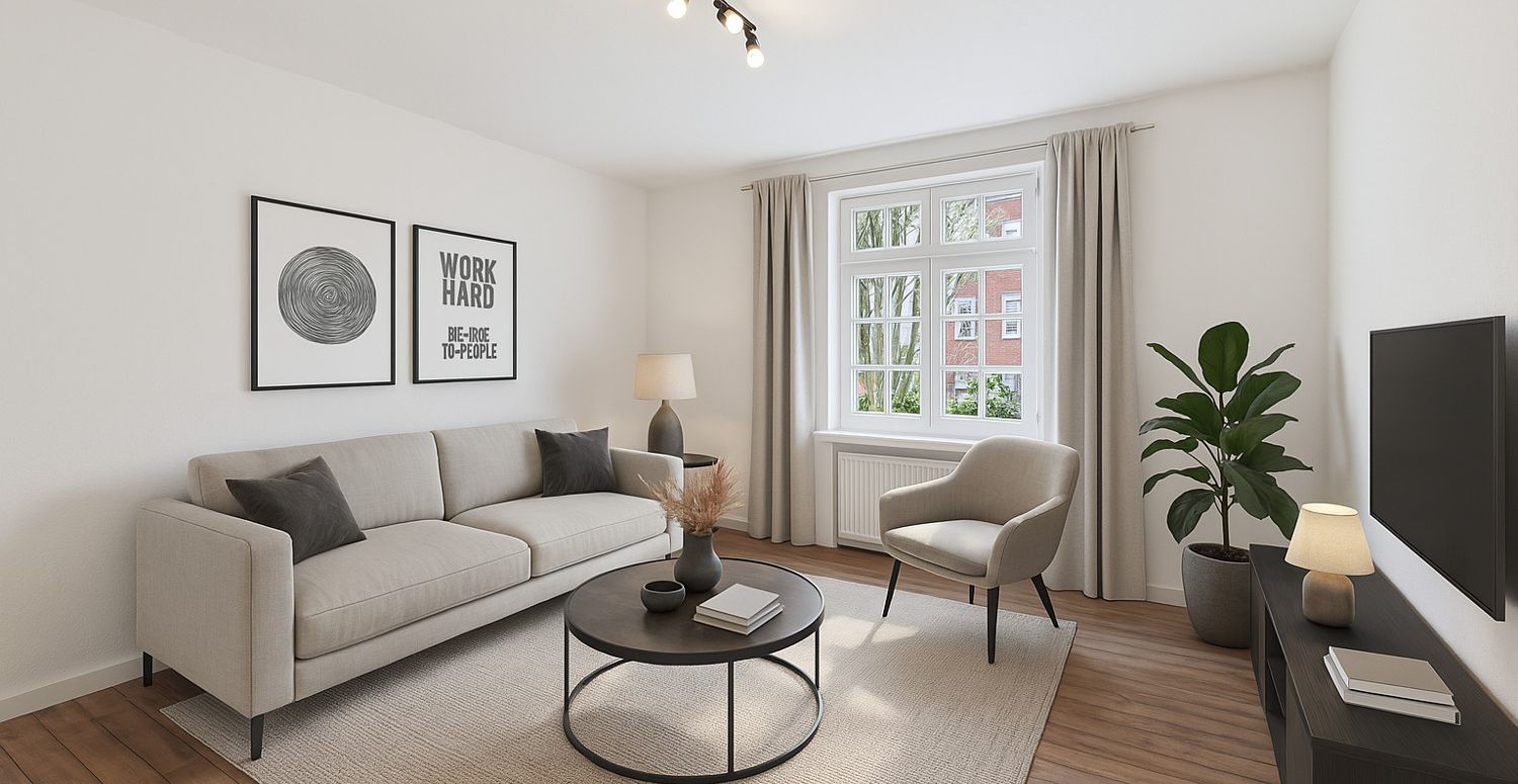 Einrichtungsbeispiel Wohnzimmer