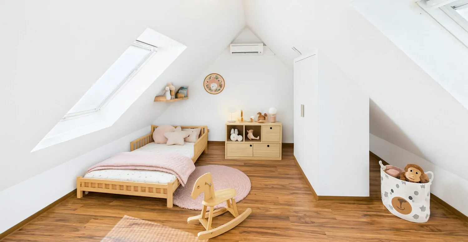Wohnbeispiel - Mögliches Kinderzimmer Spitzboden