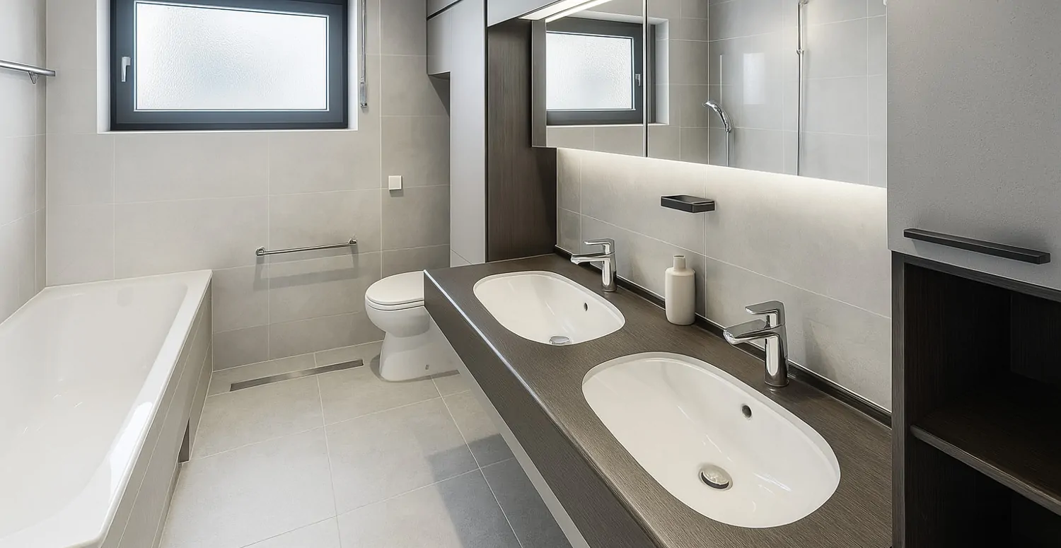 Wohnbeispiel Badezimmer