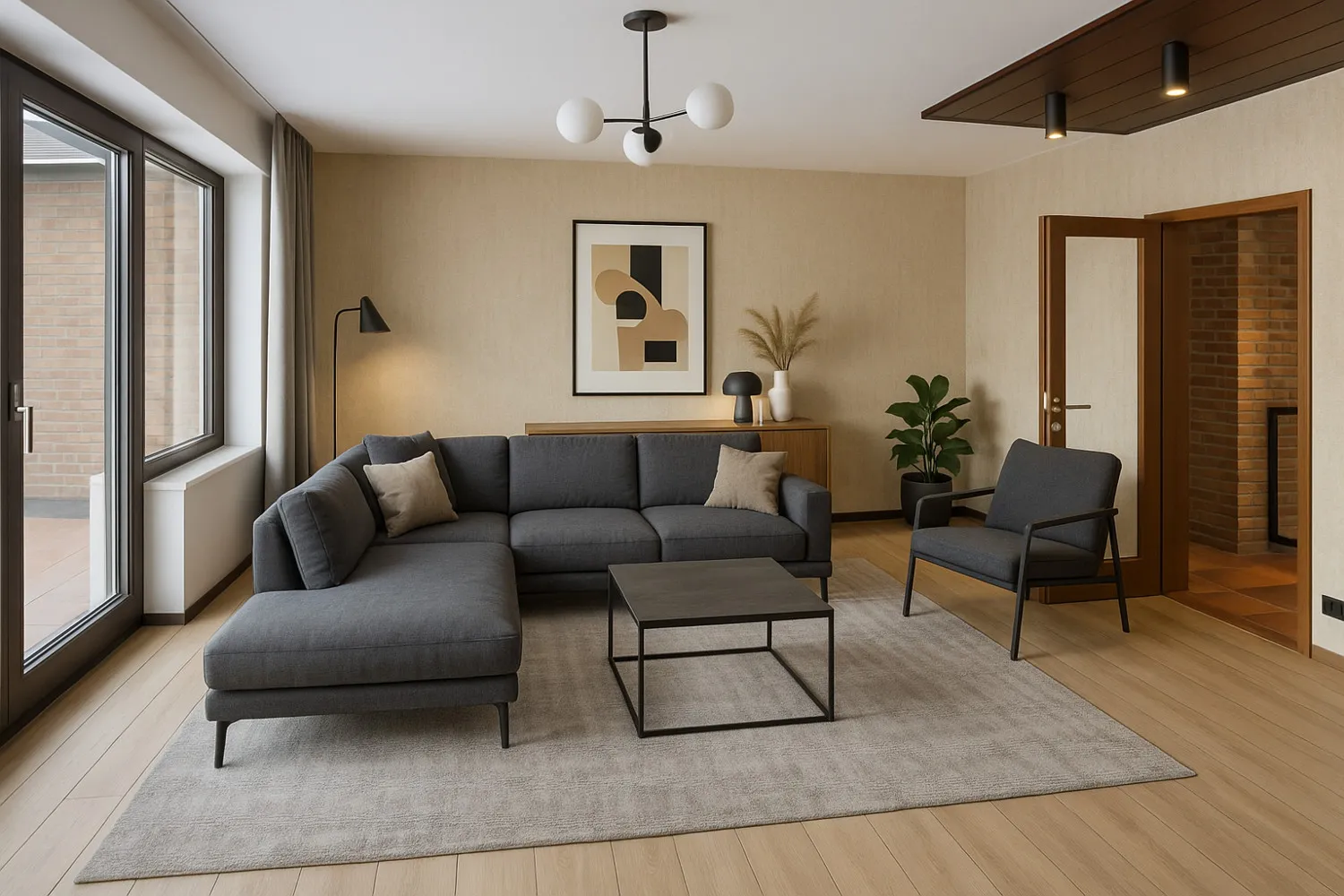 Wohnbeispiel Wohnzimmer