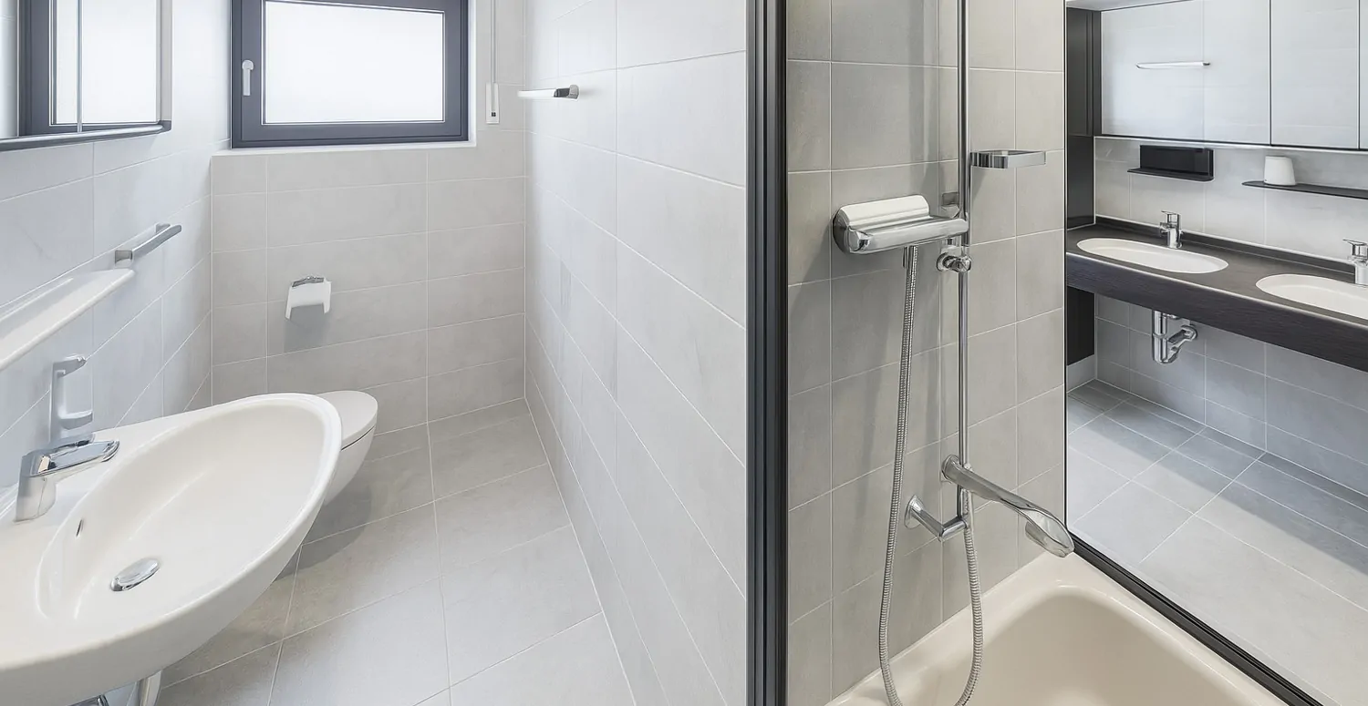 Wohnbeispiel Badezimmer