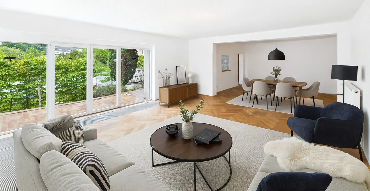 Wohnbeispiel Wohnzimmer EG