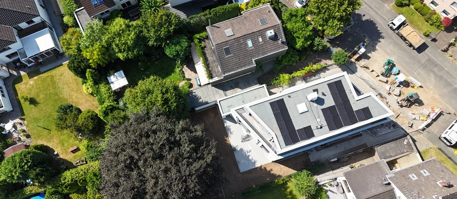 Hausansicht Flugbild