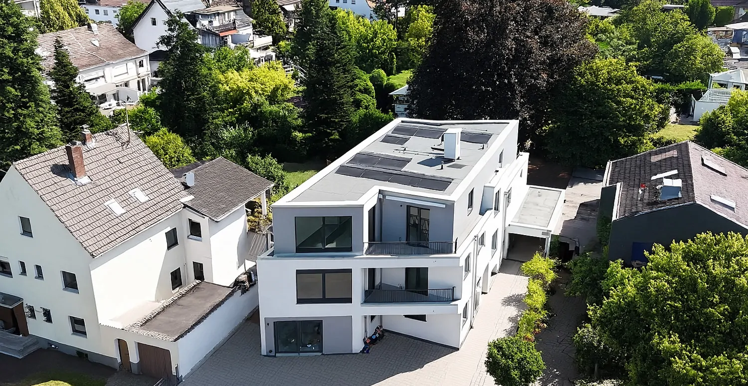 Hausansicht Flugbild