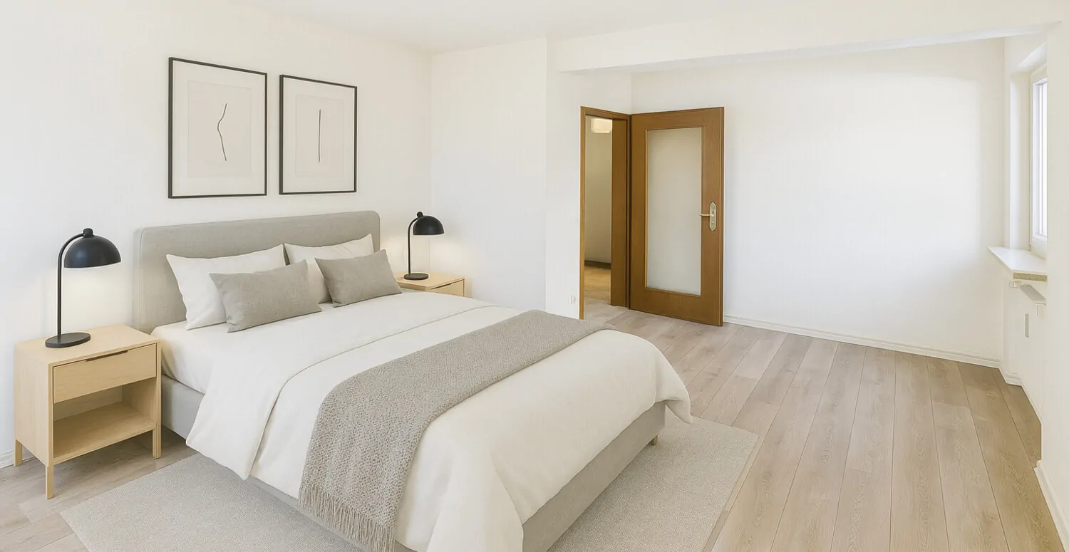 Schlafzimmer (Wohnbeispiel)